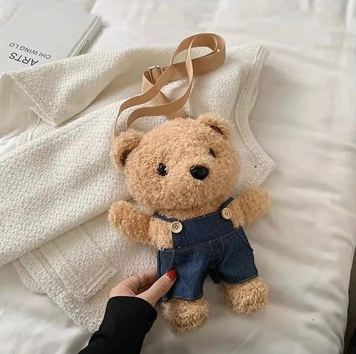 Cute Bear One Shoulder Cross Bag