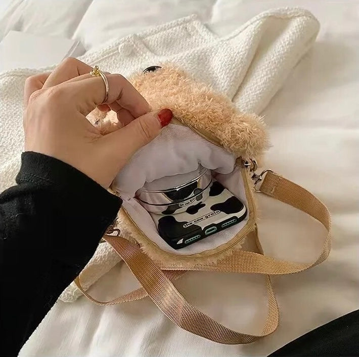 Cute Bear One Shoulder Cross Bag