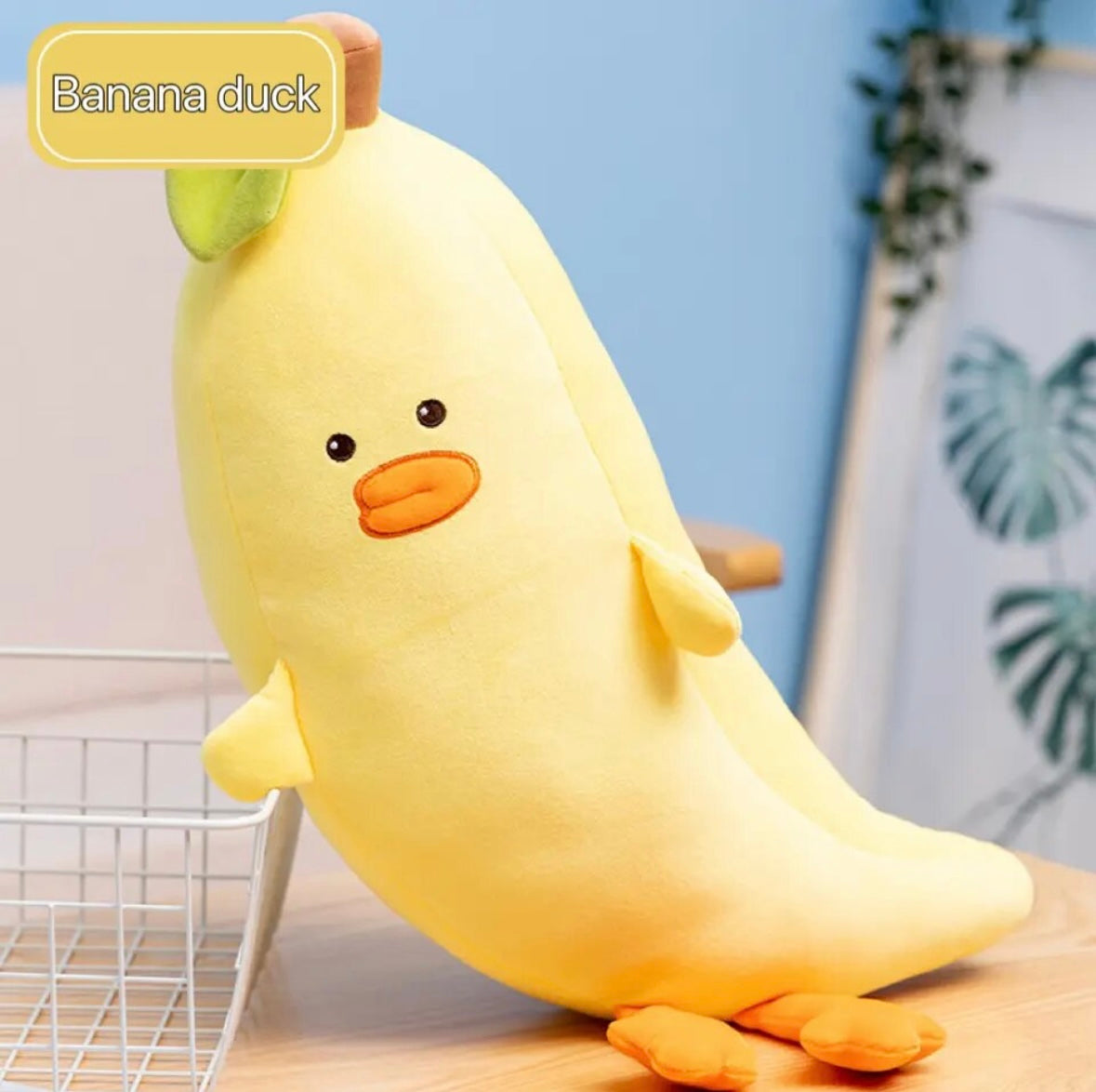 Cute Fruit Animal Plush Banana Duck Carrot Rabbit Avocado Bear Strawberry Pig Home Plush Toys